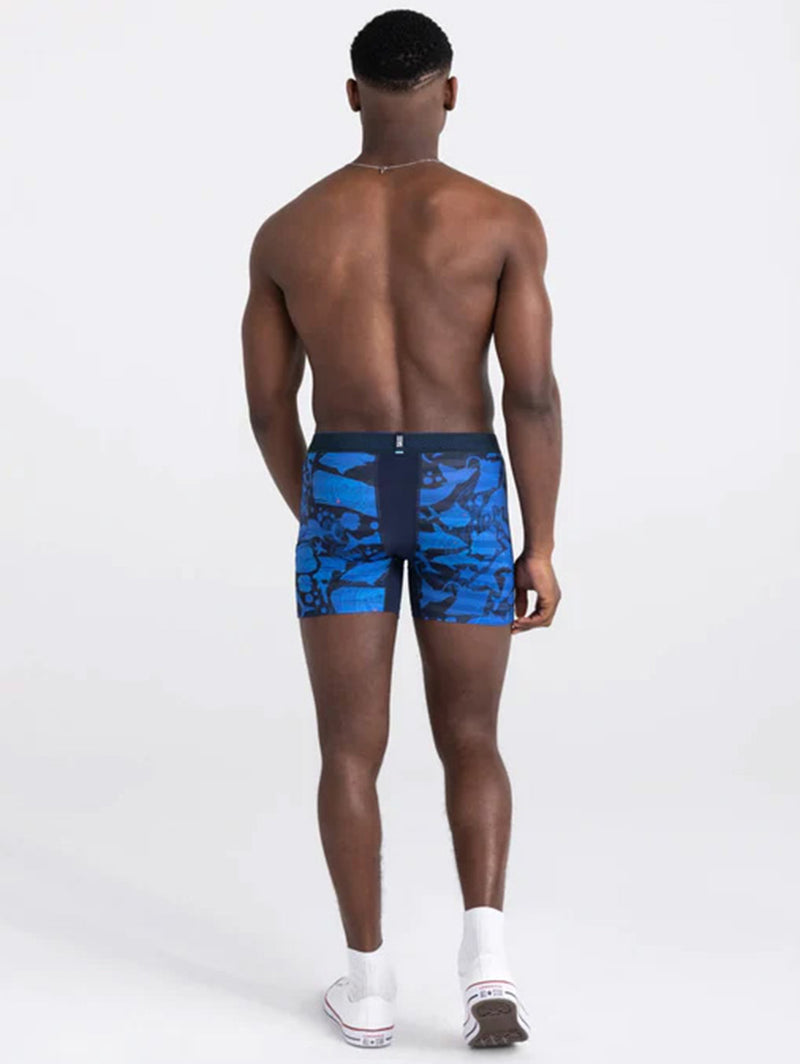 Droptemp Cooling Mesh Boxer - Voyagers Navy-SAXX-Over the Rainbow