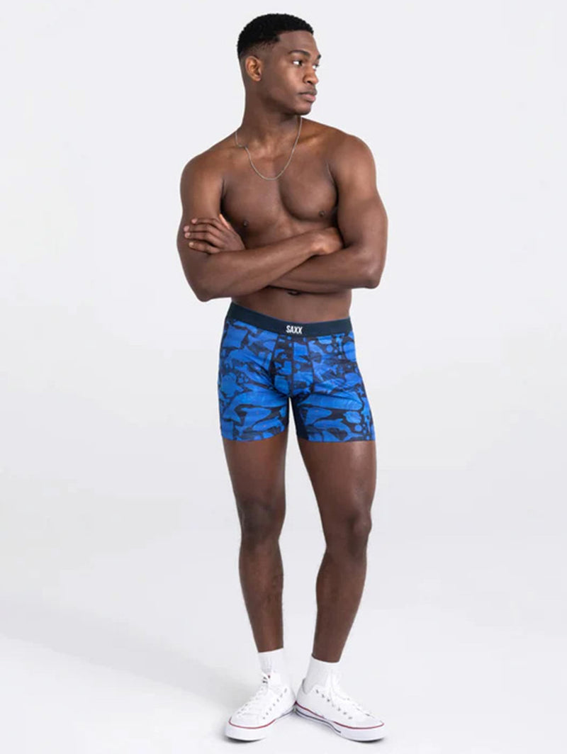 Droptemp Cooling Mesh Boxer - Voyagers Navy-SAXX-Over the Rainbow