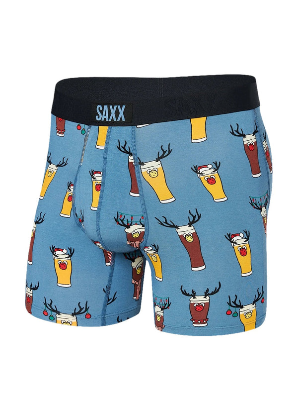 Ultra Super Soft Boxer Brief - Brewdolph Slate-SAXX-Over the Rainbow