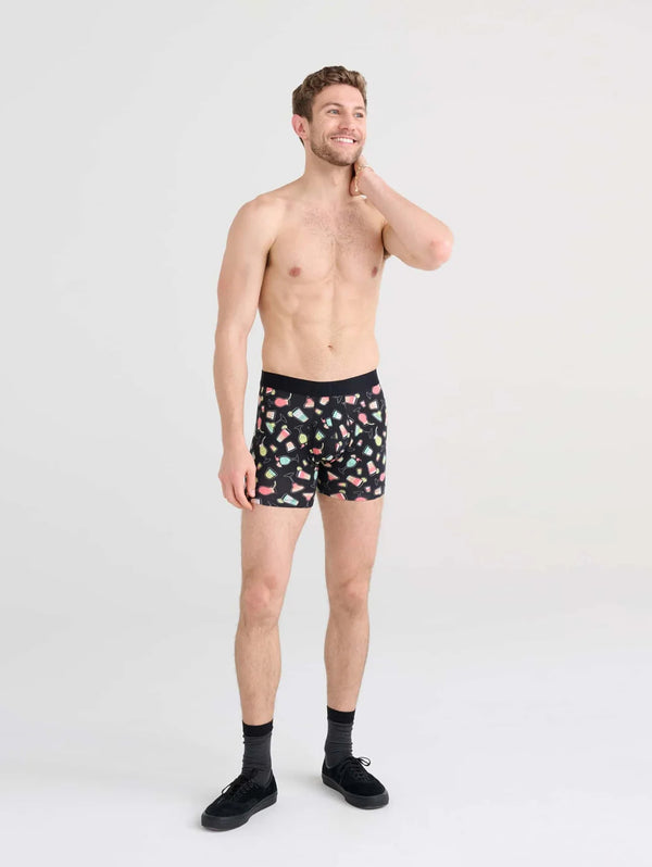 Droptemp Cooling Cotton Boxer Brief - Happy Hour-SAXX-Over the Rainbow