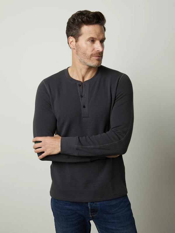 Dex Thermal Henley - Vintage Black-Velvet-Over the Rainbow