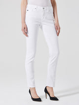Mari High Rise Straight Jean - White-AG Jeans-Over the Rainbow