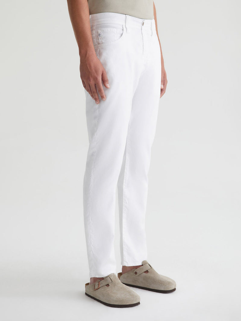 Everett Linen Pant - White-AG Jeans-Over the Rainbow