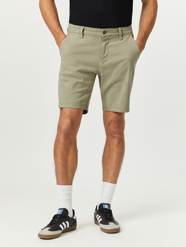 Jacob Short - Sea Grass Luxe Twill-Mavi-Over the Rainbow