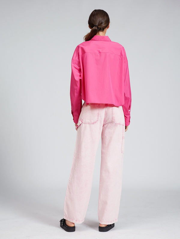 Beatrice Shirt - Bright Pink-RAG + BONE-Over the Rainbow
