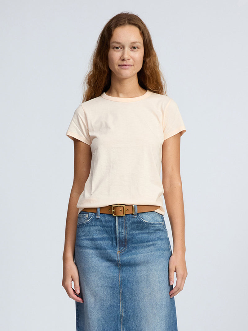 The Slub Tee - Peach