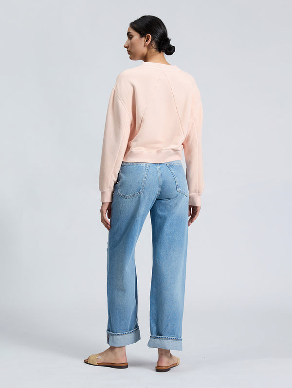 Vintage Terry Sweatshirt - Peach