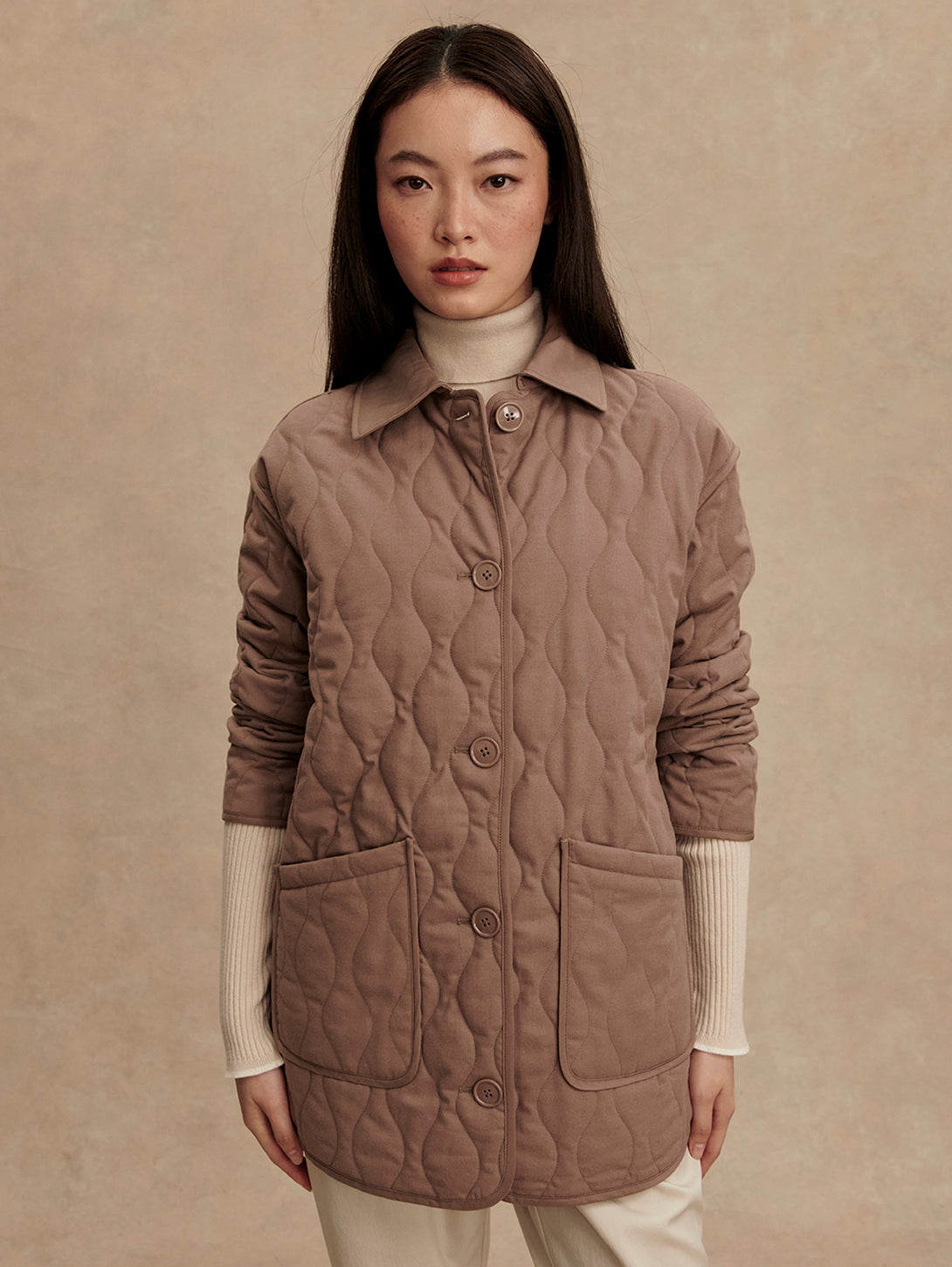 Wilson Relaxed Jacket - Ash Taupe-VARLEY-Over the Rainbow