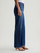 Brinley Mid Rise Straight Jean - Poetic-AG Jeans-Over the Rainbow