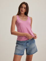 Aya Tank Top - Zinnia-Velvet-Over the Rainbow