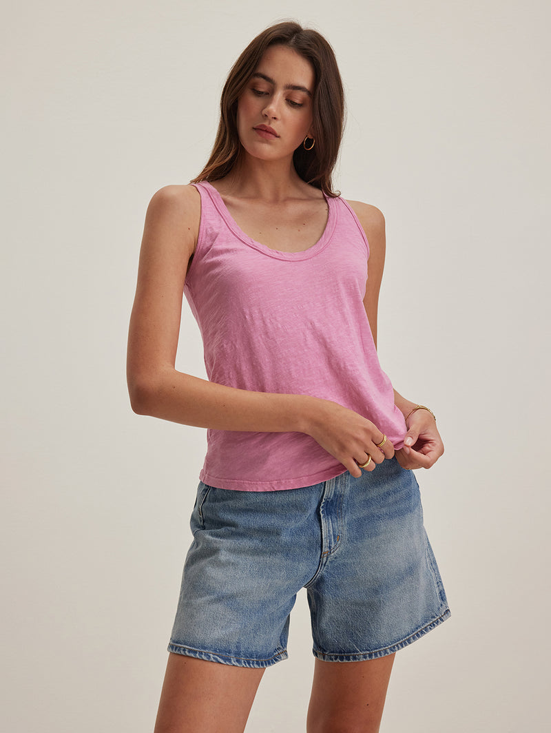 Aya Tank Top - Zinnia-Velvet-Over the Rainbow