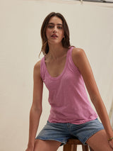 Aya Tank Top - Zinnia-Velvet-Over the Rainbow