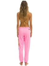 Logo Sweatpant - Neon Pink-AVIATOR NATION-Over the Rainbow