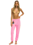 Logo Sweatpant - Neon Pink-AVIATOR NATION-Over the Rainbow