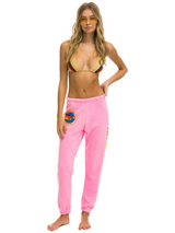 Logo Sweatpant - Neon Pink-AVIATOR NATION-Over the Rainbow