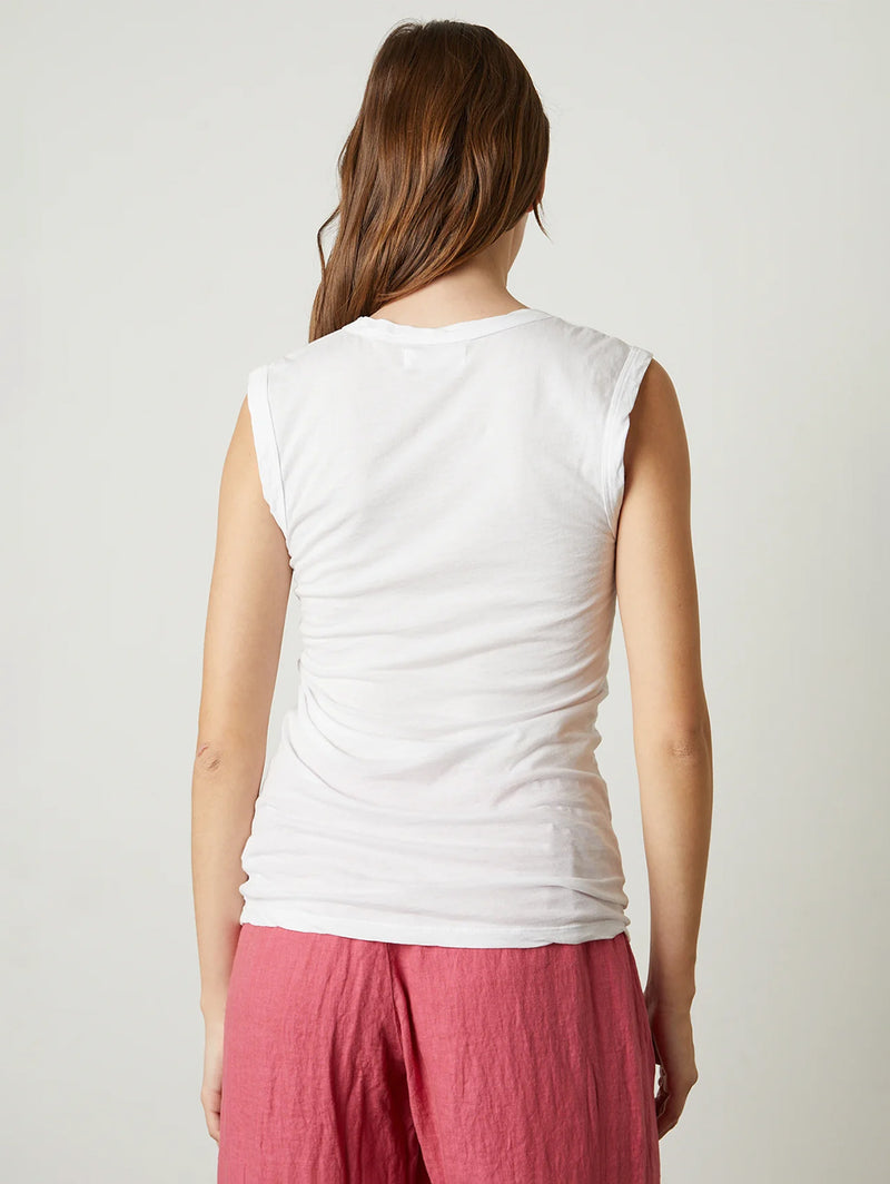 Estina Fitted Tank-Velvet-Over the Rainbow