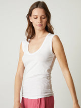 Estina Fitted Tank-Velvet-Over the Rainbow