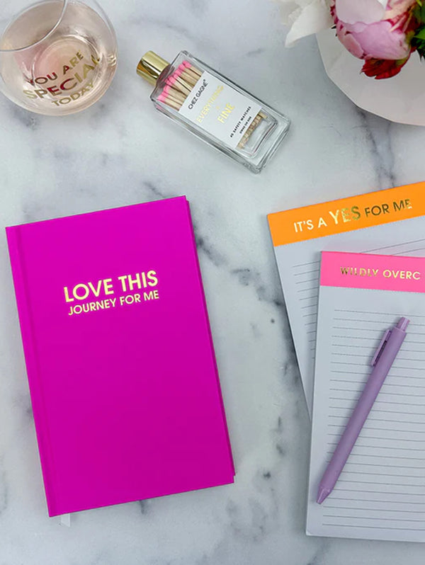 Love This Journey For Me Journal-CHEZ GAGNE LETTERPRESS-Over the Rainbow