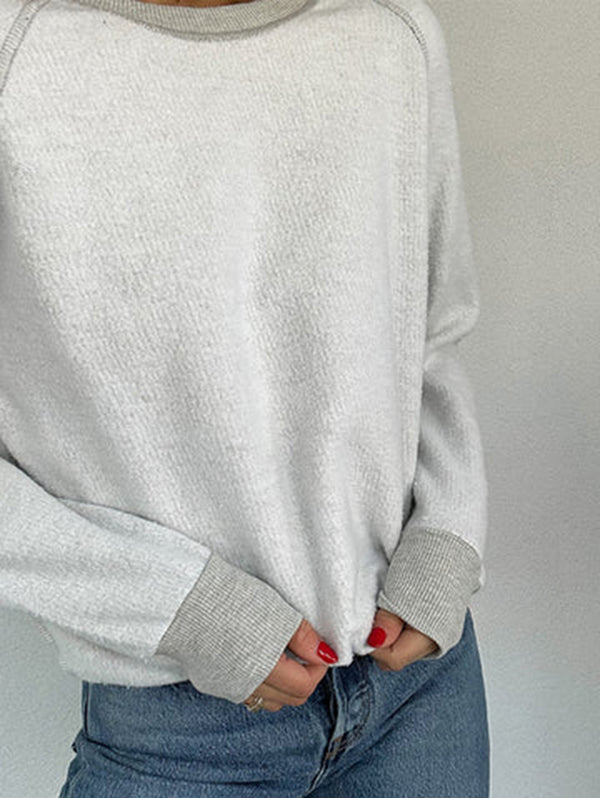 Ziggy Sweatshirt - Heather Grey-PERFECTWHITETEE-Over the Rainbow