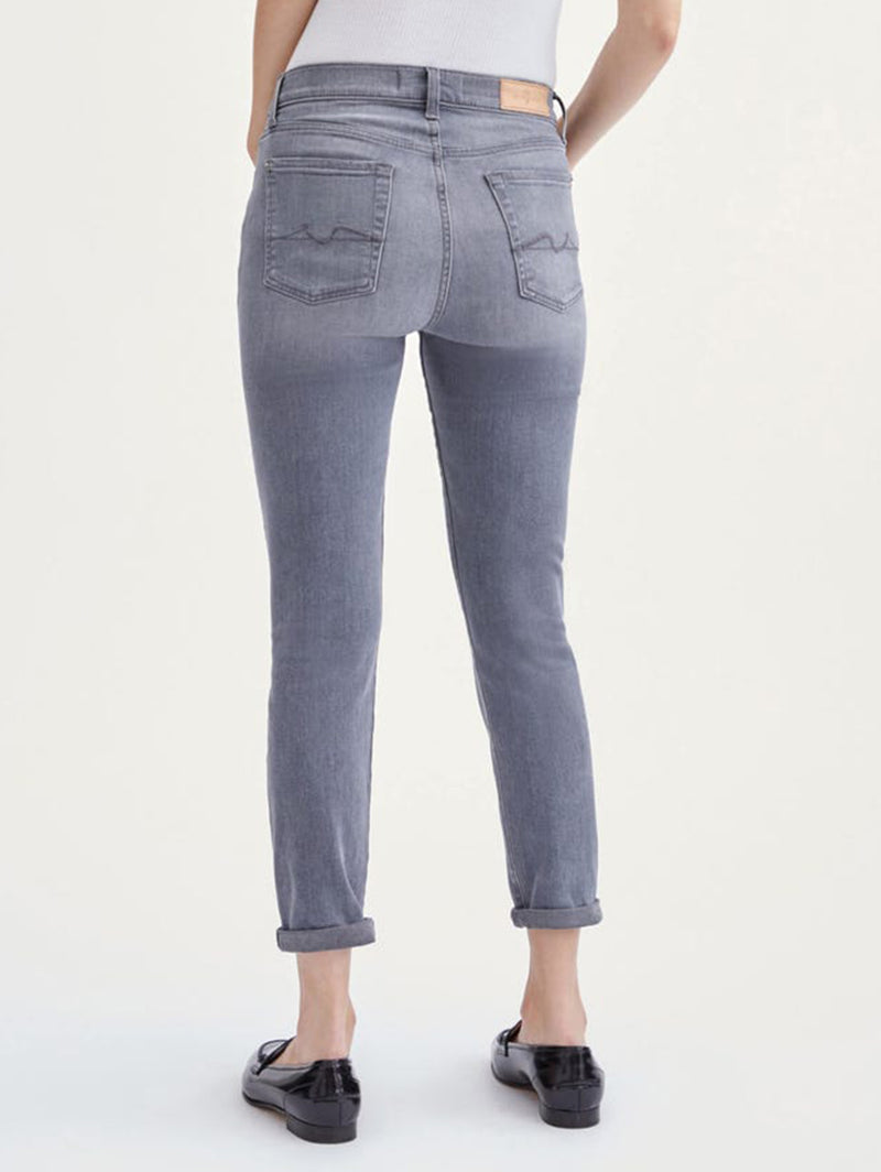 Josefina Luxe Vintage Girlfriend Jean - Cher Grey-Seven for all Mankind-Over the Rainbow