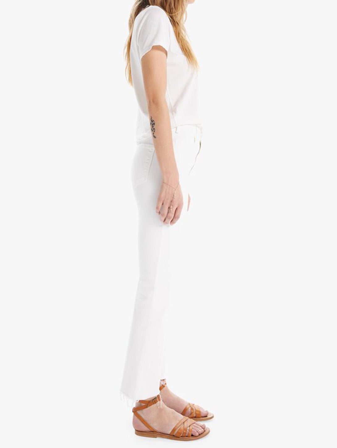 The Hustler Ankle Fray Bootcut Jean - Fairest Of Them All-Mother-Over the Rainbow