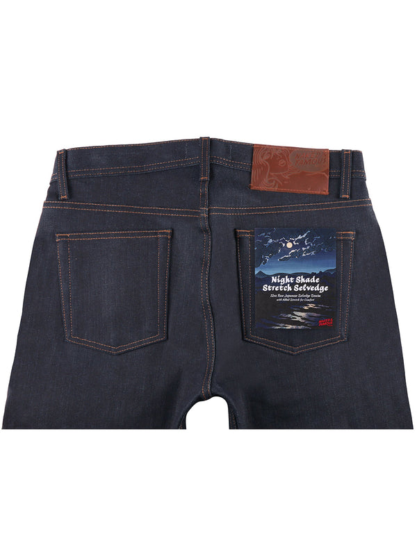 Weird Guy Stretch Selvedge Jean - Night Shade-Naked & Famous-Over the Rainbow