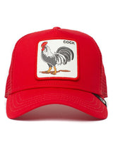 The Rooster Trucker Hat - Red-GOORIN BROTHERS-Over the Rainbow