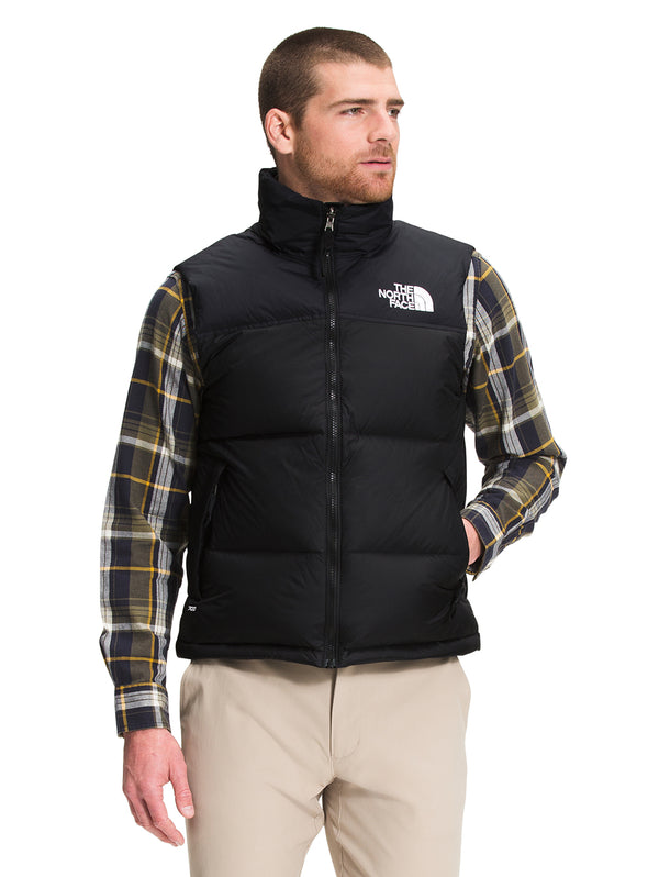 1996 Retro Nuptse Vest - Black-The North Face-Over the Rainbow