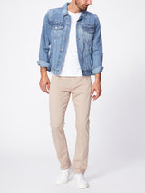 Federal Slim Straight Jean - Toasted Almond-Paige-Over the Rainbow