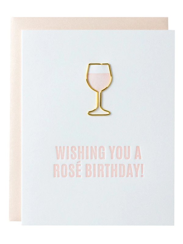 Paperclip Letterpress Cards-CHEZ GAGNE LETTERPRESS-Over the Rainbow