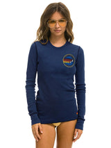 AN Logo Thermal Top - Navy-AVIATOR NATION-Over the Rainbow