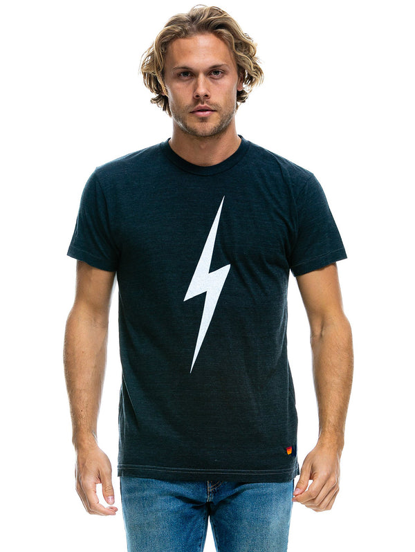 Bolt T-Shirt - Charcoal-AVIATOR NATION-Over the Rainbow