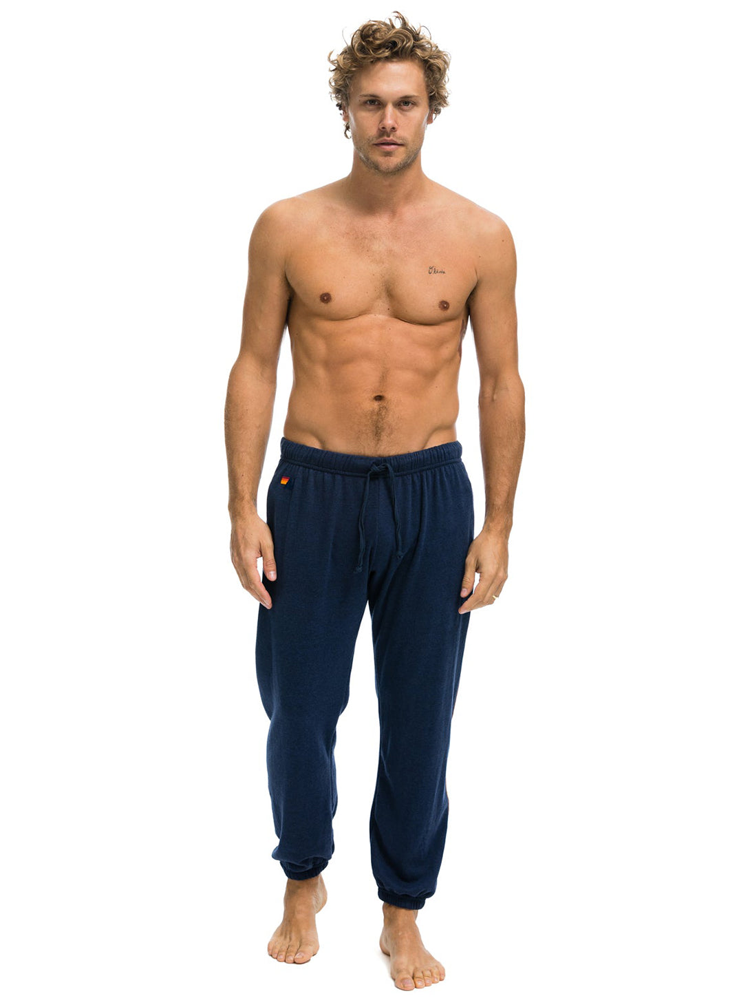 5 Stripe Sweatpant - Navy 2-AVIATOR NATION-Over the Rainbow