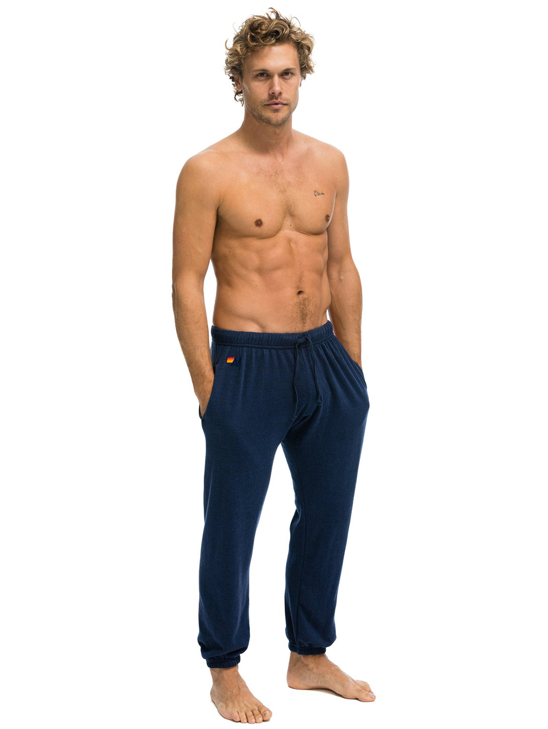 5 Stripe Sweatpant - Navy 2-AVIATOR NATION-Over the Rainbow