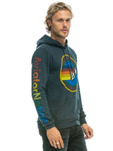 Aviator Nation Logo Pullover Hoodie - Charcoal-AVIATOR NATION-Over the Rainbow