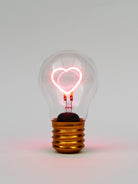 Heart Light Bulb - Pink-AREAWARE-Over the Rainbow