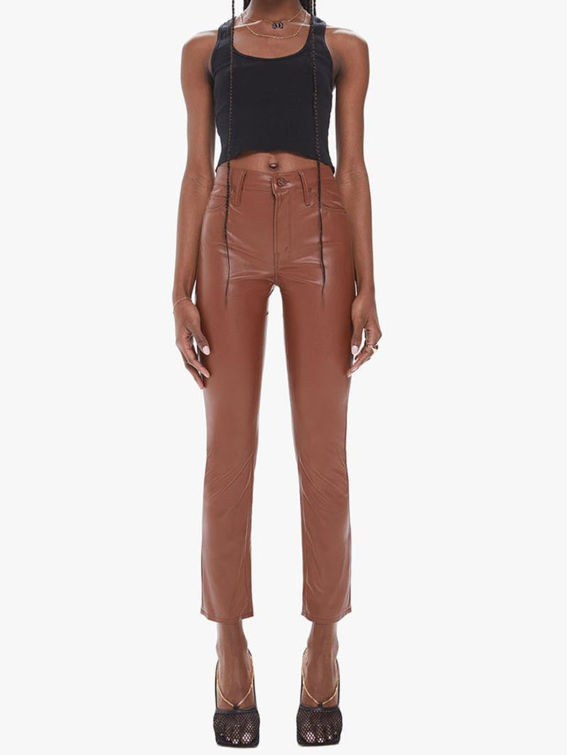 Mid Rise Dazzler Ankle Jean - Friar Brown-Mother-Over the Rainbow