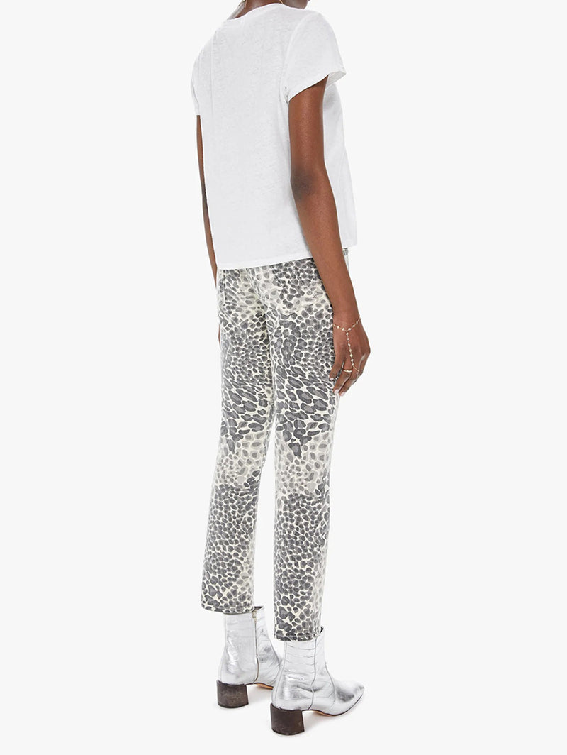 Mid Rise Dazzler Ankle Jean - Snow Leopard-Mother-Over the Rainbow