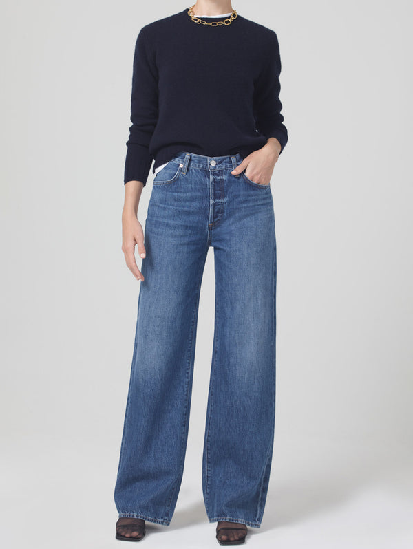 Alsharifa Cute Long Wide-leg Denim Pants