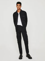 Wells Cargo Pant - Pure Black-AG Jeans-Over the Rainbow