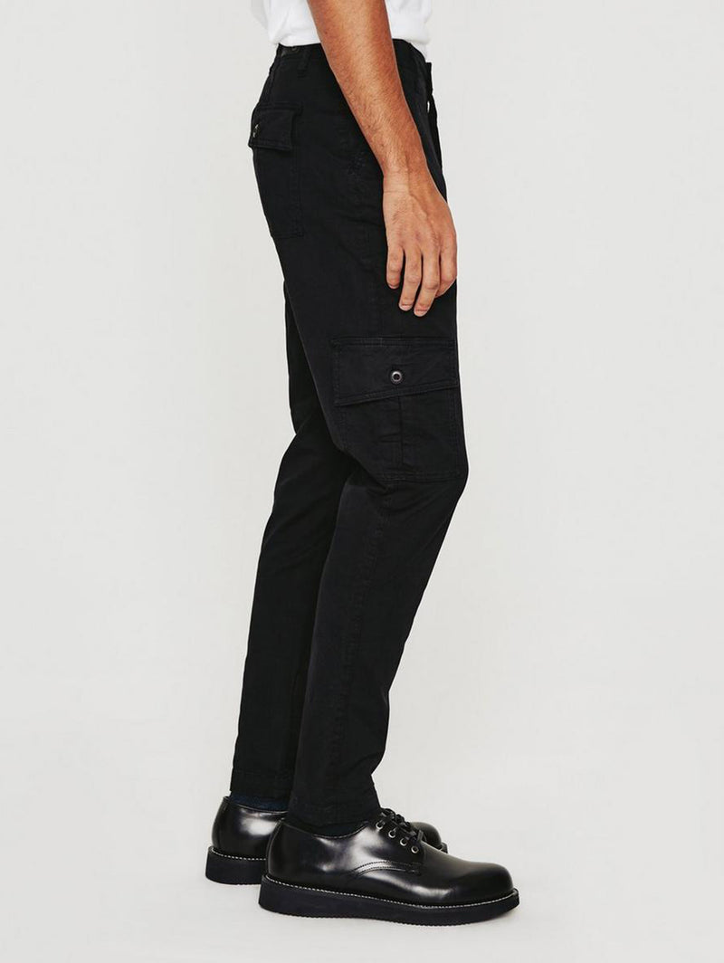 Wells Cargo Pant - Pure Black-AG Jeans-Over the Rainbow