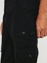 Wells Cargo Pant - Pure Black-AG Jeans-Over the Rainbow