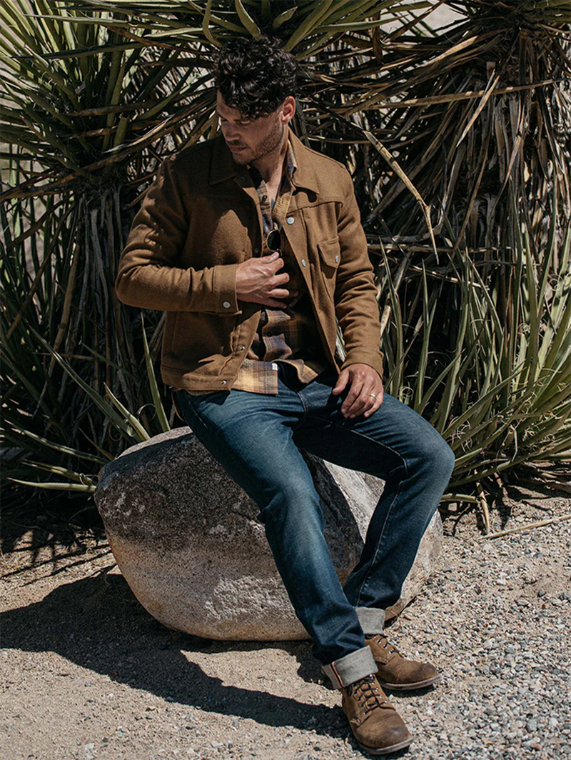 Tapered denim online