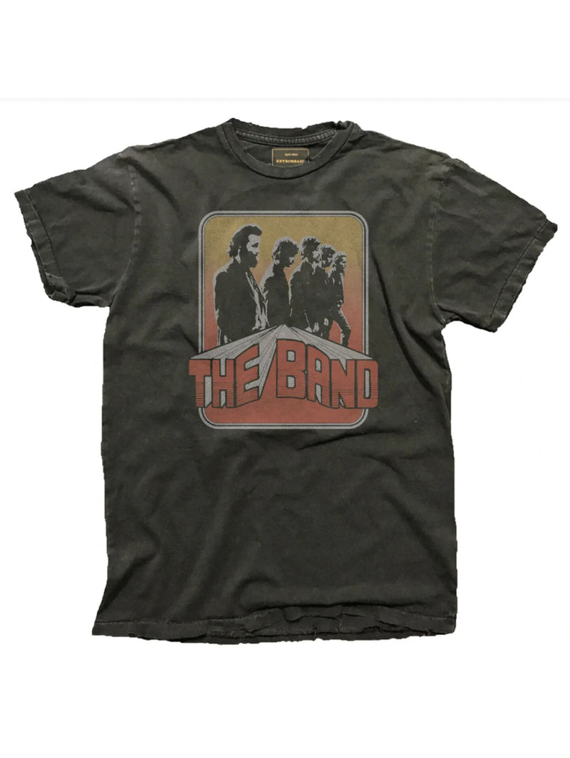 The Band T-Shirt - Vintage Black-Retro Brand Black Label-Over the Rainbow
