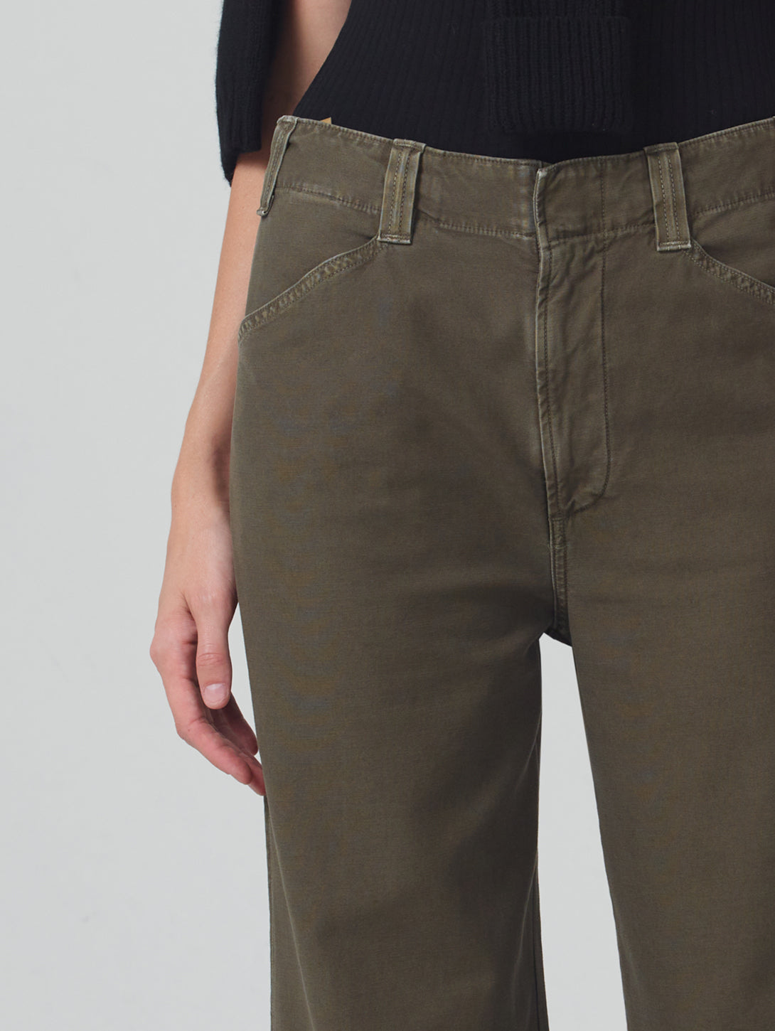CITIZENS OF HUMANITY Paloma Utility Pant Tea Leaf Over the