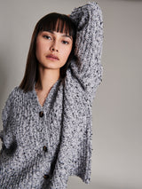 Aria Cardigan - Gris-LINE-Over the Rainbow