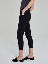 Caden Sateen Trouser Pant - Black-AG Jeans-Over the Rainbow