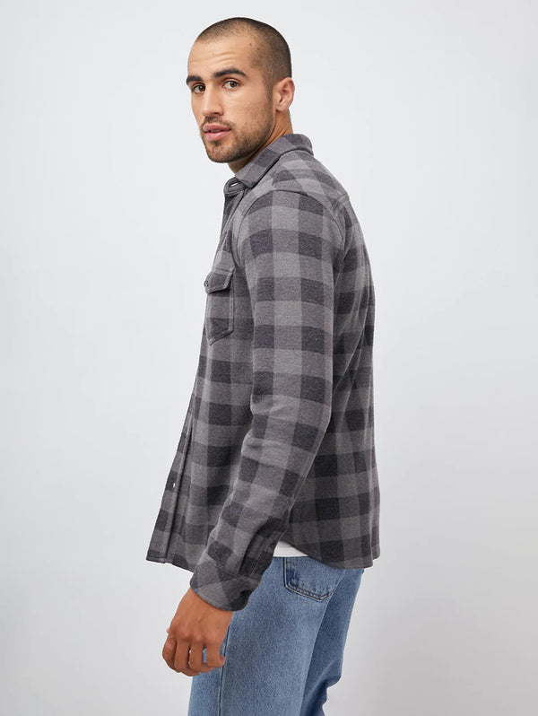 Sampson Plaid Shirt - Shadow Ash-Rails-Over the Rainbow
