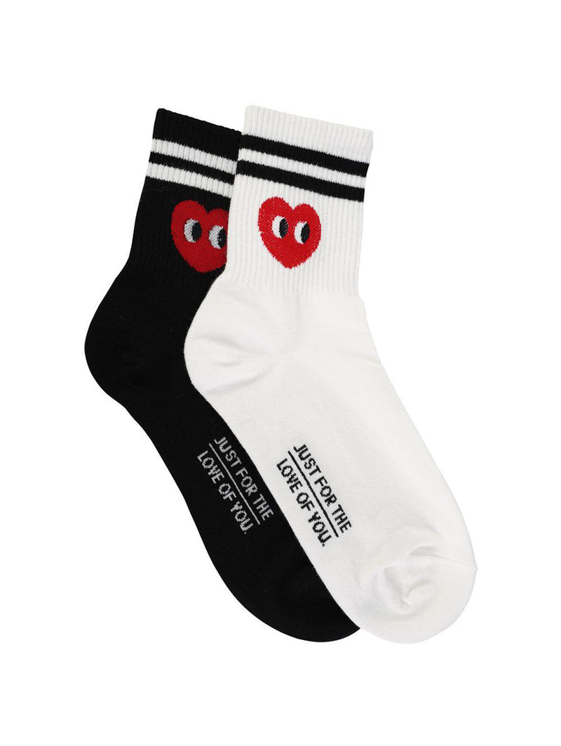 Stripe Look At Me Socks-LIM LIM-Over the Rainbow