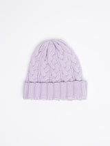 Charlie Cable Toque - Purple Tones-Lindo F-Over the Rainbow